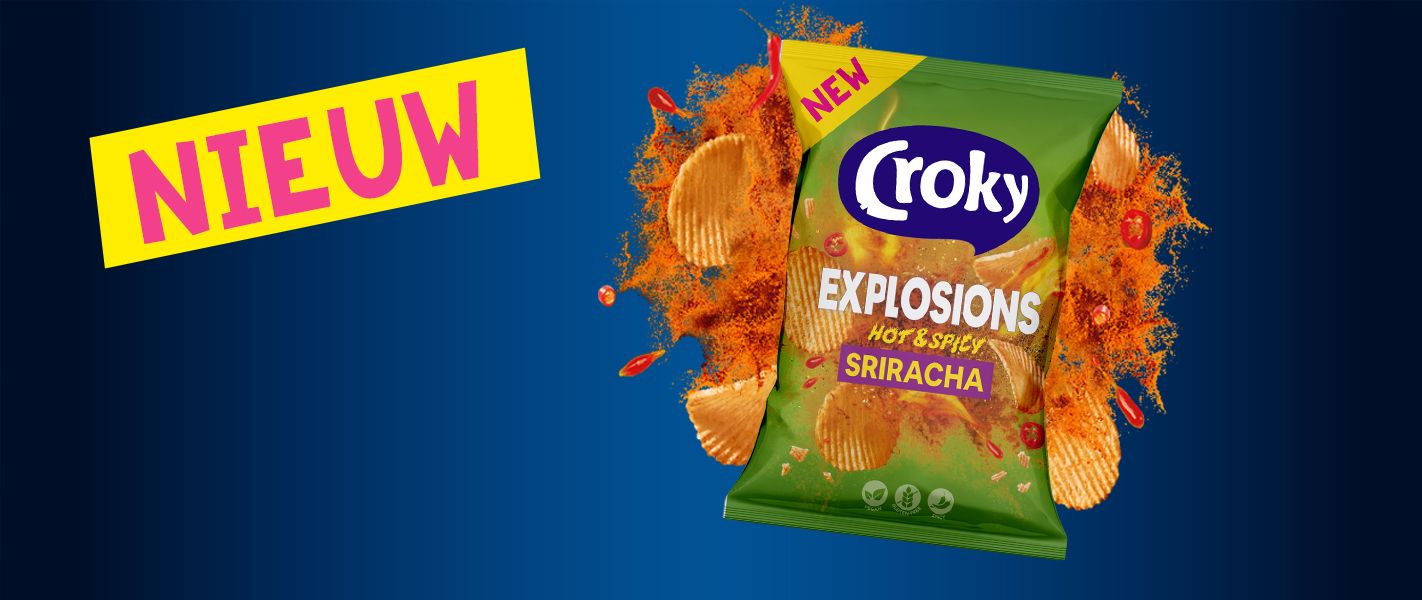 Croky Explosions Hot & Spicy Sriracha 