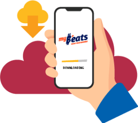 Download de MyB'eats app 