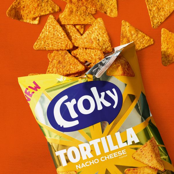 Croky Tortilla Nacho Cheese 