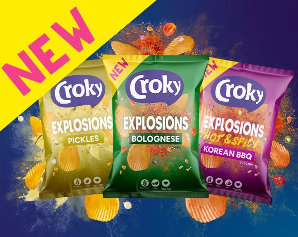 Croky Explosions Pickles Bolognese Korean BBQ